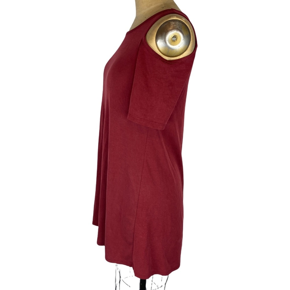 Acemi Red Cold Shoulder Mini Dress - Picture 3 of 6